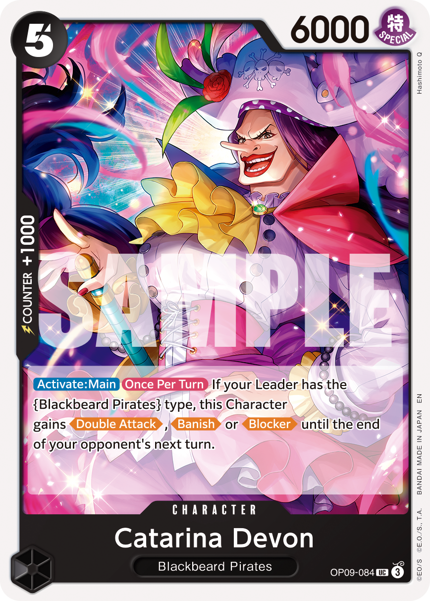 Catarina Devon OP09-084 - Premium Booster Vol 2 PRB02 kart görseli