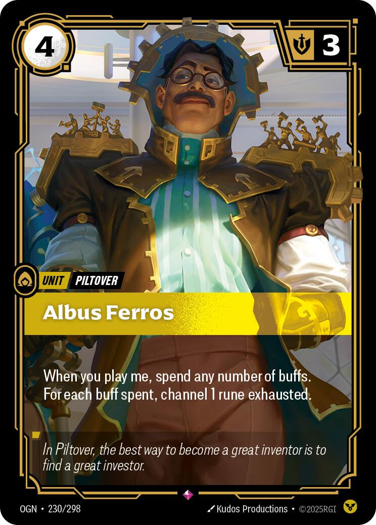 Albus Ferros 230 - Riftbound League of Legends OGN kart görseli