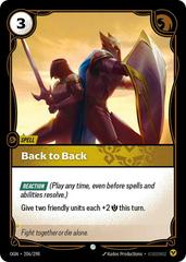 Back To Back 206 - Riftbound League of Legends OGN kart gorseli