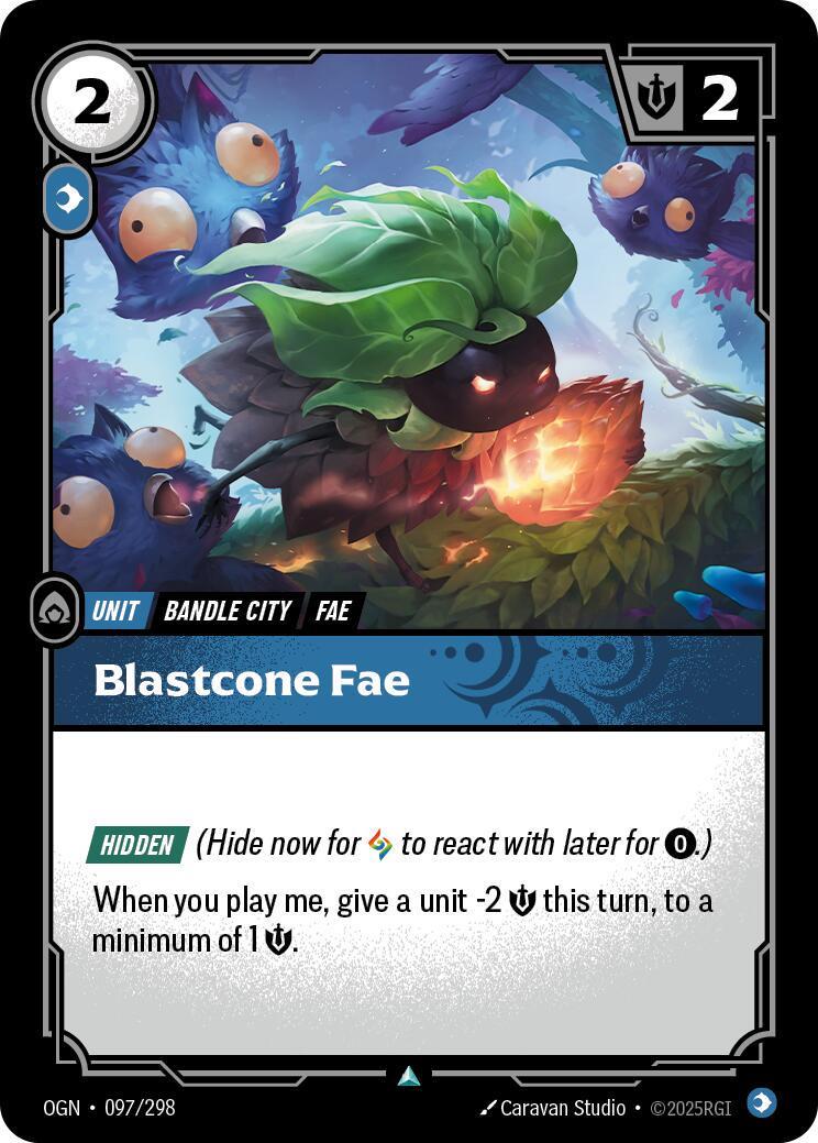Blastcone Fae 97 - Riftbound League of Legends OGN kart görseli
