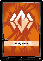 Body Rune 126 - Riftbound League of Legends OGN kart gorseli