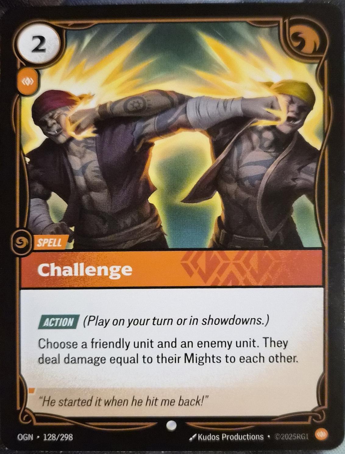Challenge 128 - Riftbound League of Legends OGN kart görseli
