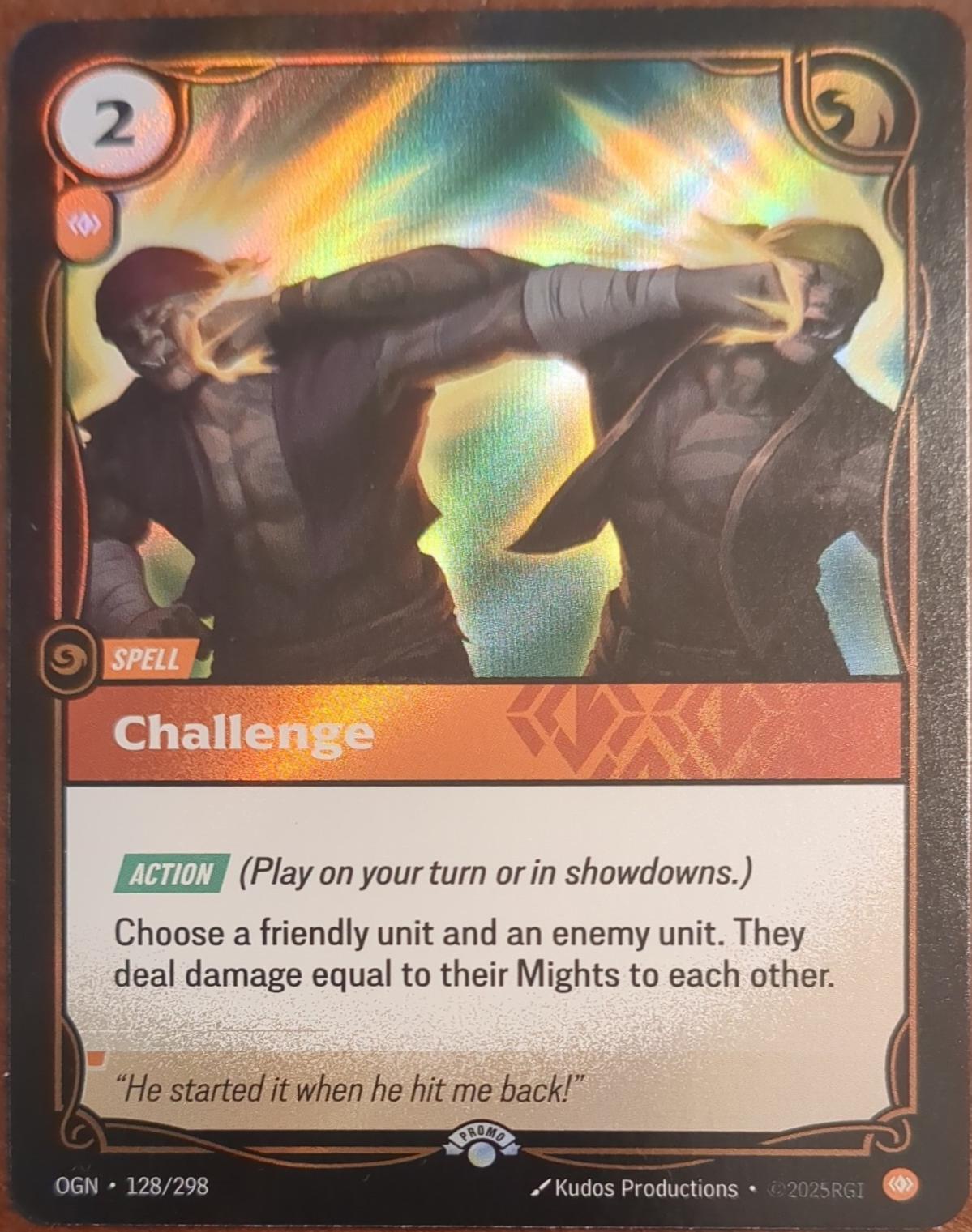 Challenge 128 - Riftbound League of Legends OGN kart görseli
