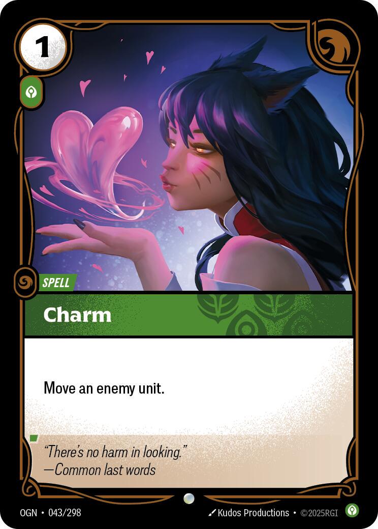 Charm 43 - Riftbound League of Legends OGN kart görseli