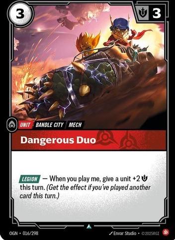 Dangerous Duo 16 - Riftbound League of Legends OGN kart görseli