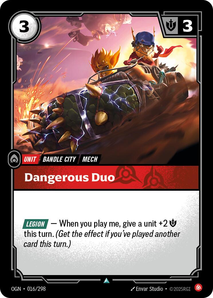 Dangerous Duo 16 - Riftbound League of Legends OGN kart görseli