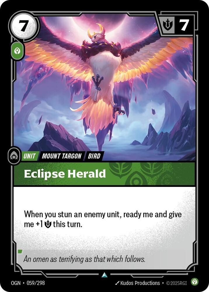 Eclipse Herald 59 - Riftbound League of Legends OGN kart görseli