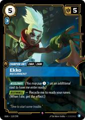 Ekko - Recurrent 110 - Riftbound League of Legends OGN kart gorseli