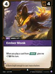 Ember Monk 167 - Riftbound League of Legends OGN kart gorseli