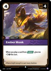 Ember Monk 167 - Riftbound League of Legends OGN kart gorseli
