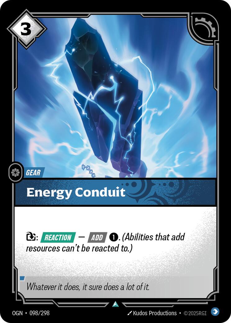 Energy Conduit 98 - Riftbound League of Legends OGN kart görseli