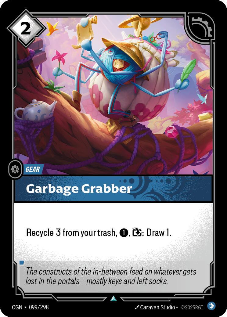 Garbage Grabber 99 - Riftbound League of Legends OGN kart görseli
