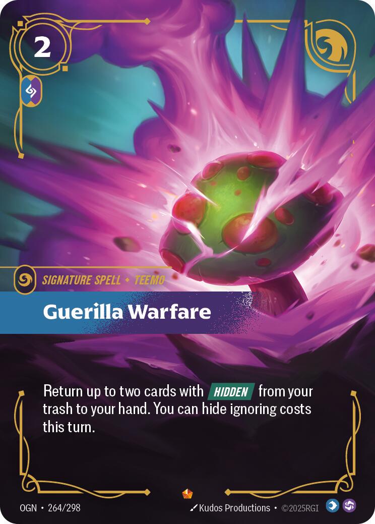 Guerilla Warfare 264 - Riftbound League of Legends OGN kart görseli
