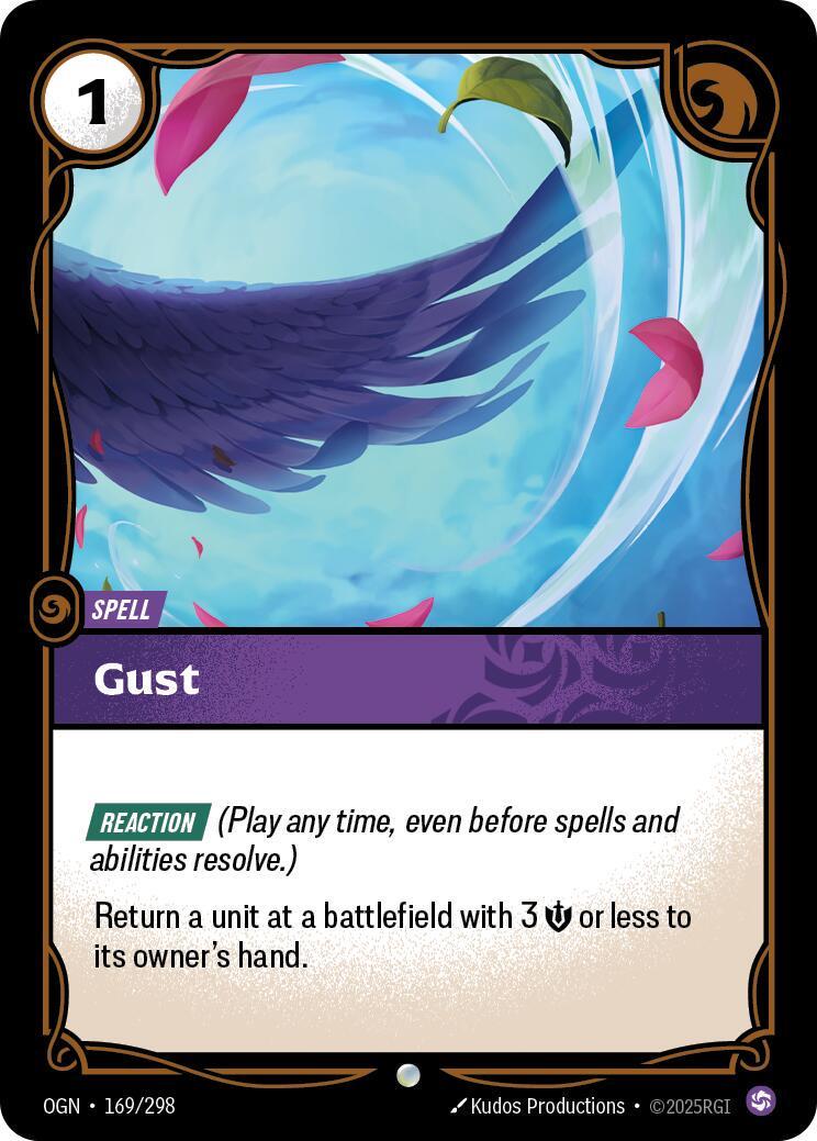 Gust 169 - Riftbound League of Legends OGN kart görseli