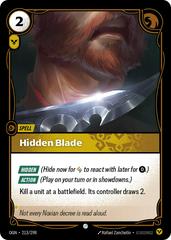 Hidden Blade 213 - Riftbound League of Legends OGN kart gorseli