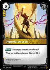 Imperial Decree 221 - Riftbound League of Legends OGN kart gorseli