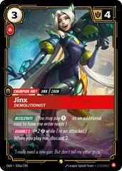 Jinx - Demolitionist 30a - Riftbound League of Legends OGN kart gorseli
