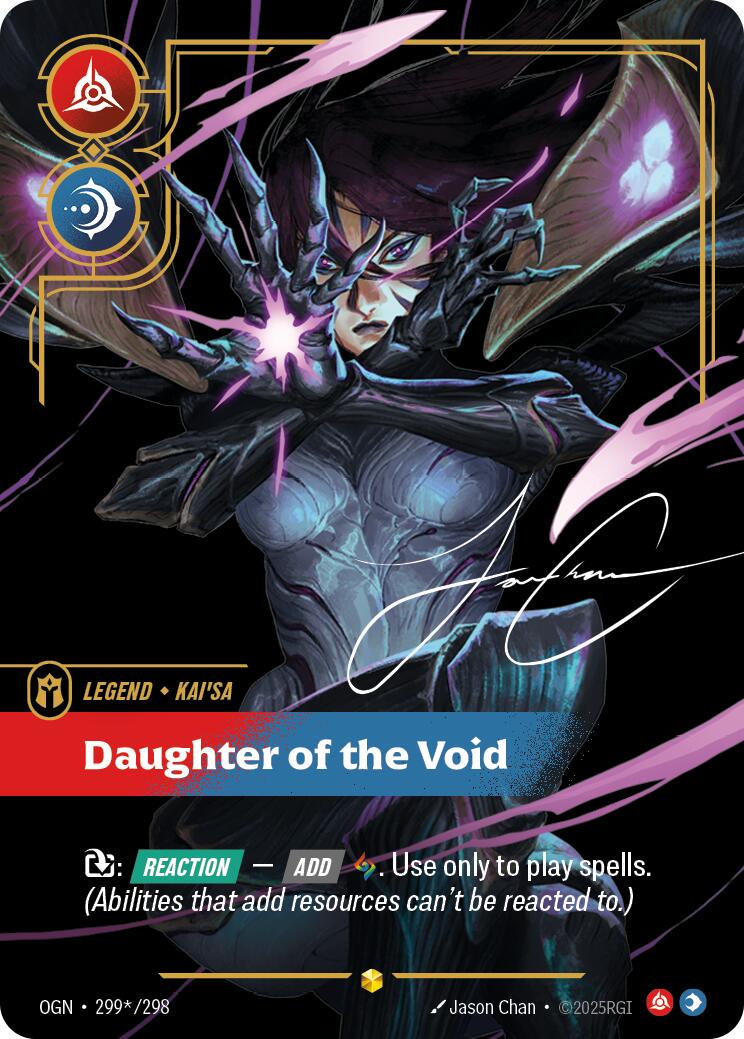 KaI'Sa - Daughter of the Void 299 - Riftbound League of Legends OGN kart görseli