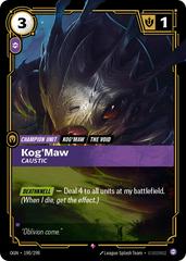 Kog'Maw - Caustic 190 - Riftbound League of Legends OGN kart gorseli