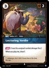 Lecturing Yordle 87 - Riftbound League of Legends OGN kart gorseli