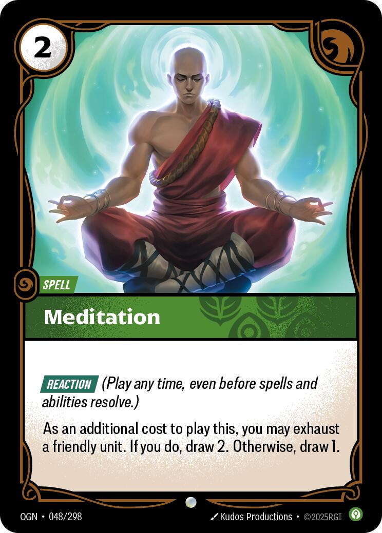 Meditation 48 - Riftbound League of Legends OGN kart görseli