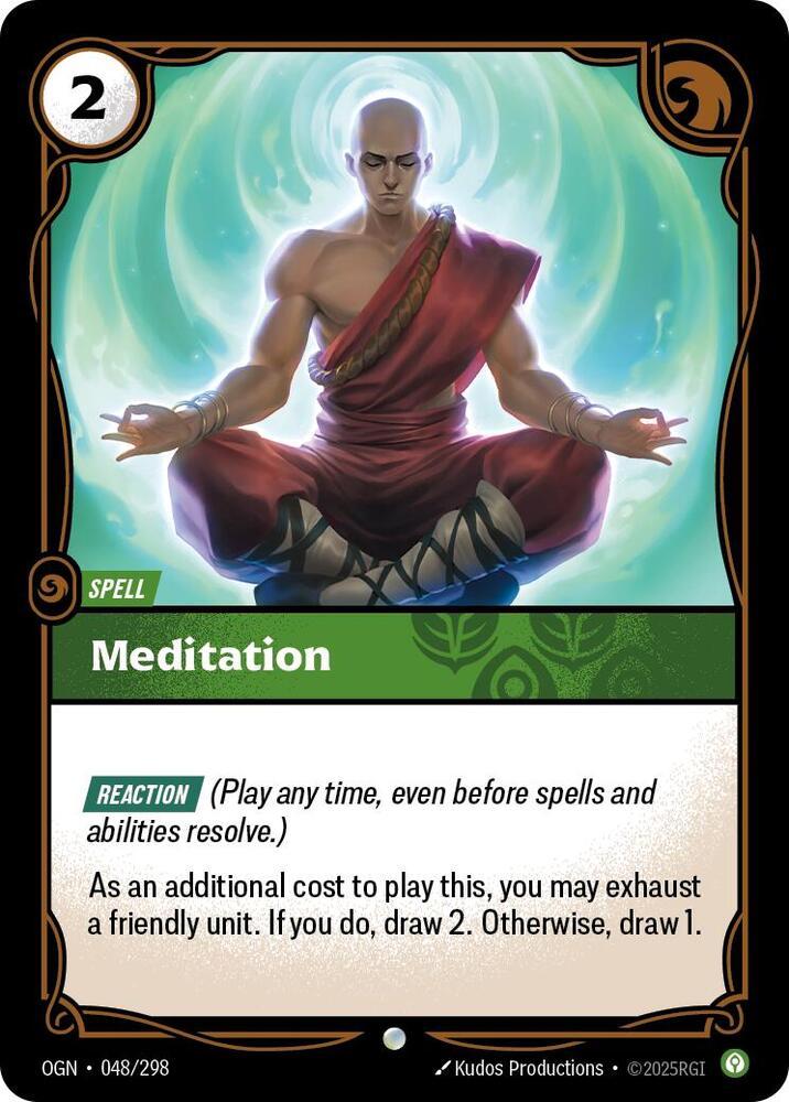 Meditation 48 - Riftbound League of Legends OGN kart görseli