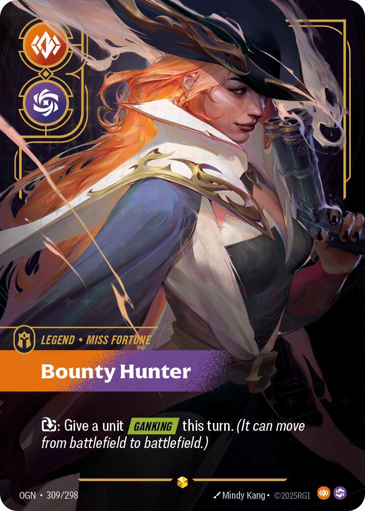 Miss Fortune - Bounty Hunter 309 - Riftbound League of Legends OGN kart görseli