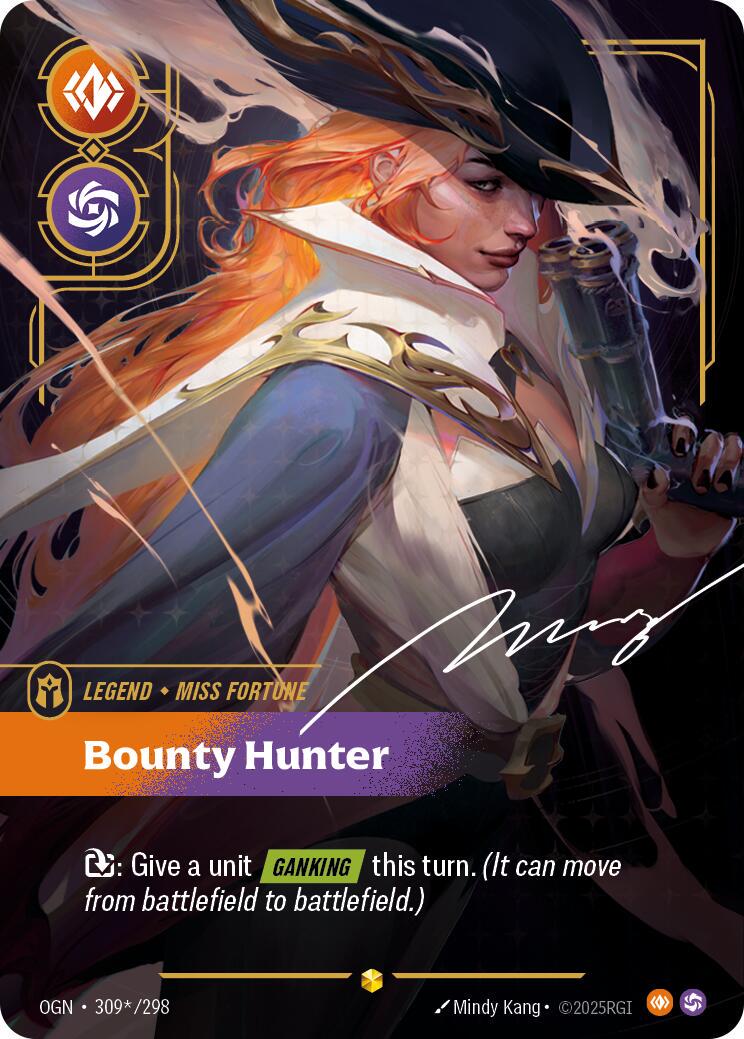 Miss Fortune - Bounty Hunter 309 - Riftbound League of Legends OGN kart görseli