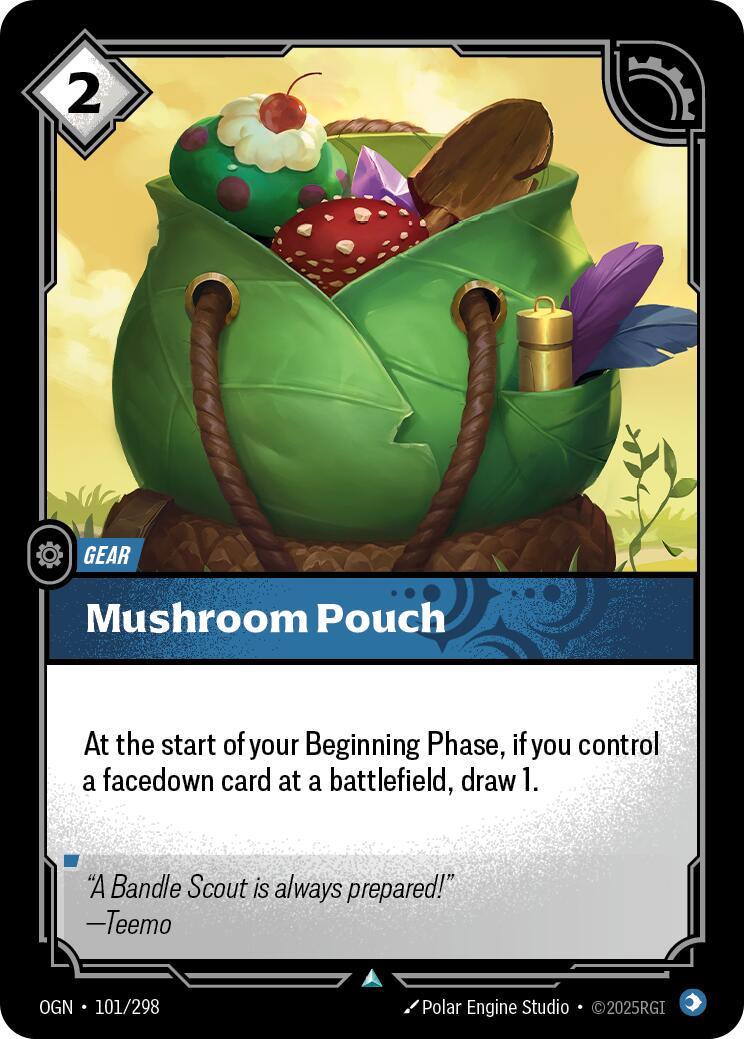 Mushroom Pouch 101 - Riftbound League of Legends OGN kart görseli