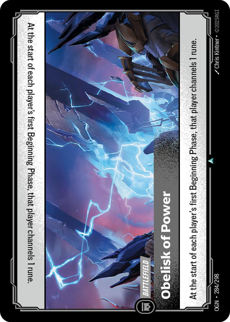 Obelisk of Power 284 - Riftbound League of Legends OGN kart görseli