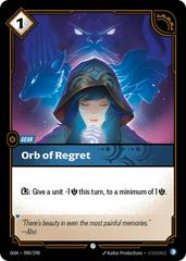 Orb of Regret 90 - Riftbound League of Legends OGN kart gorseli
