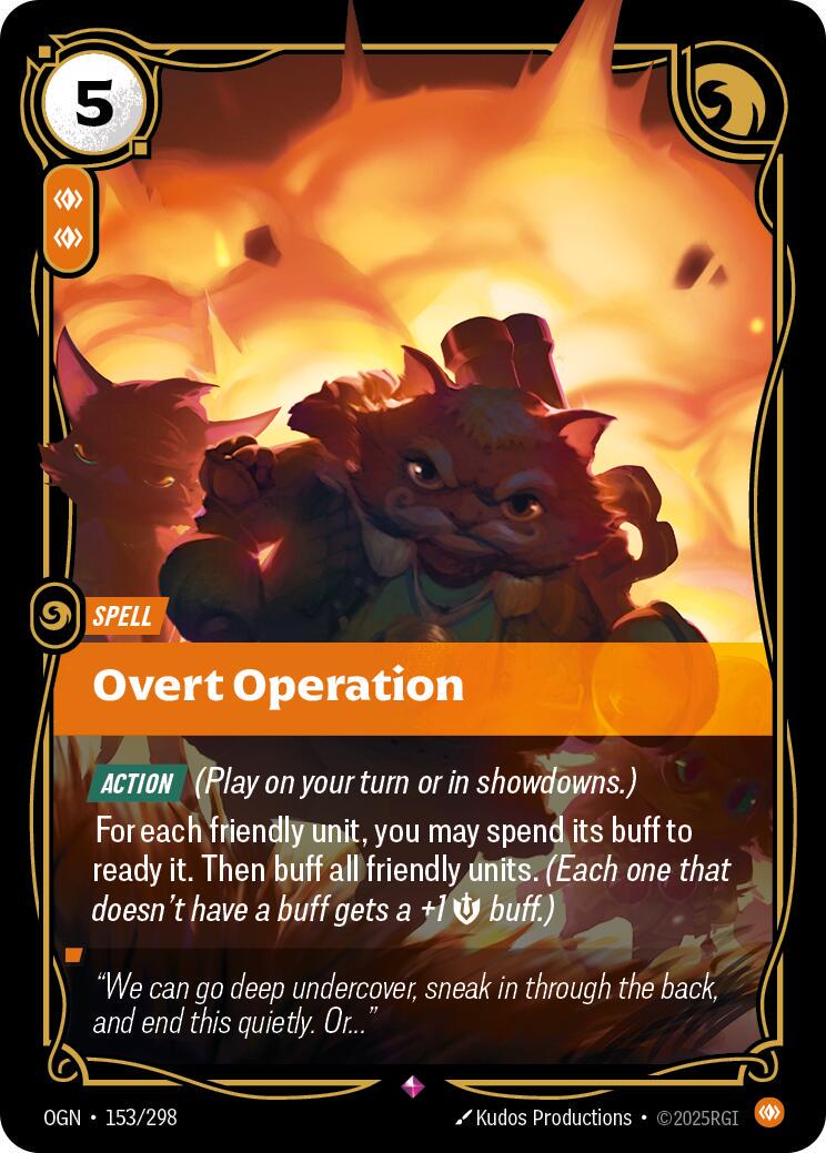 Overt Operation 153 - Riftbound League of Legends OGN kart görseli
