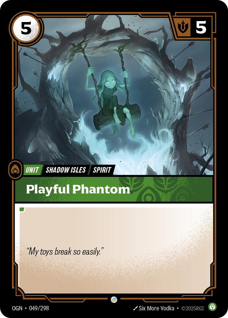 Playful Phantom 49 - Riftbound League of Legends OGN kart görseli