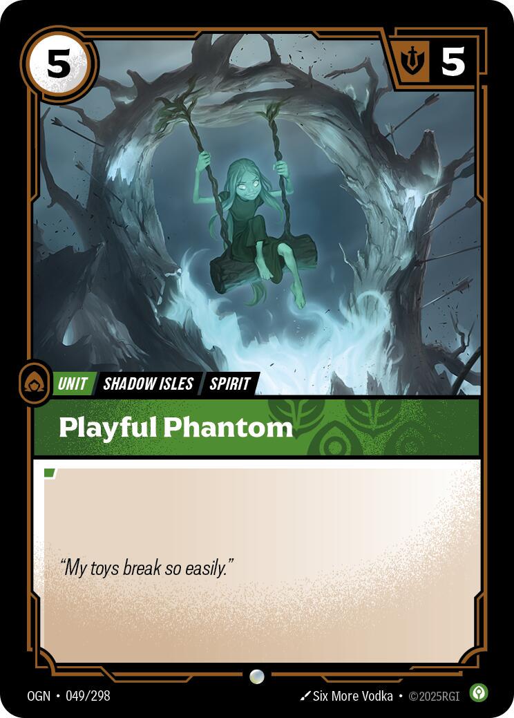 Playful Phantom 49 - Riftbound League of Legends OGN kart görseli