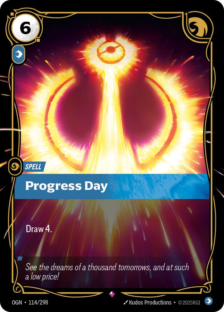 Progress Day 114 - Riftbound League of Legends OGN kart görseli
