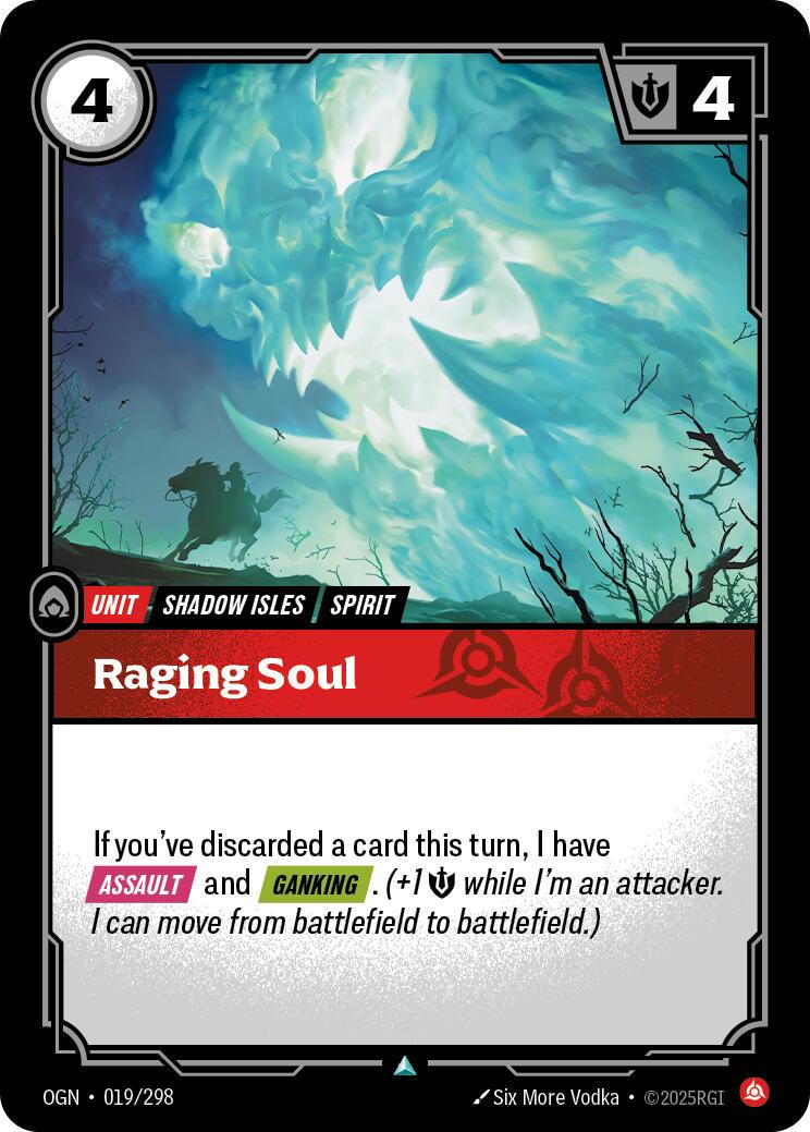 Raging Soul 19 - Riftbound League of Legends OGN kart görseli