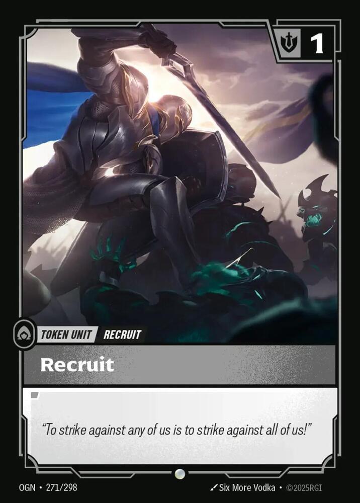 Recruit / Buff 271 - Riftbound League of Legends OGN kart görseli