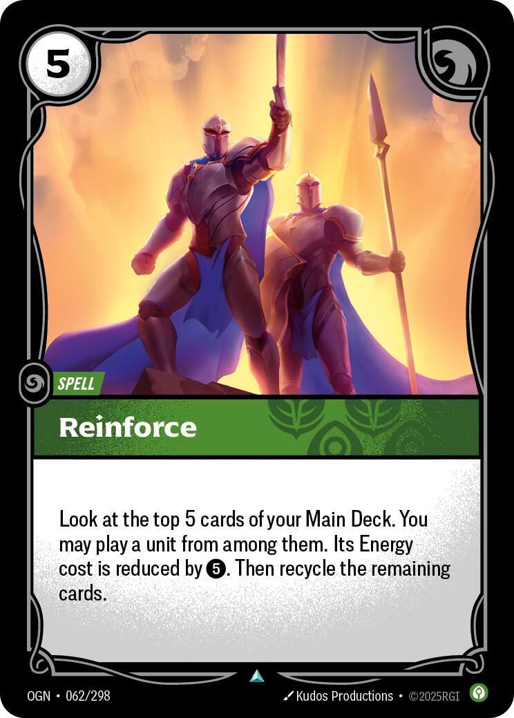 Reinforce 62 - Riftbound League of Legends OGN kart görseli