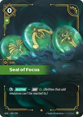 Seal of Focus 81 - Riftbound League of Legends OGN kart gorseli