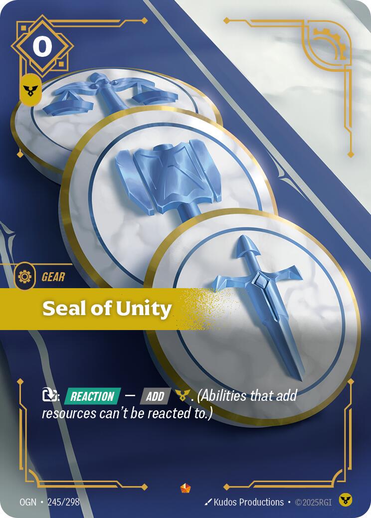 Seal of Unity 245 - Riftbound League of Legends OGN kart görseli