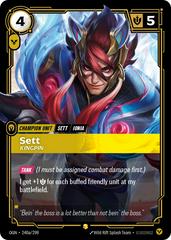 Sett - Kingpin 240a - Riftbound League of Legends OGN kart gorseli