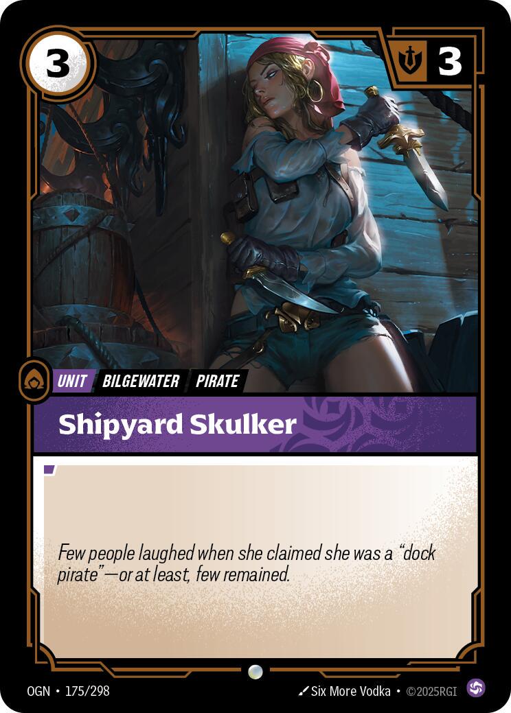 Shipyard Skulker 175 - Riftbound League of Legends OGN kart görseli