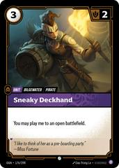 Sneaky Deckhand 176 - Riftbound League of Legends OGN kart gorseli