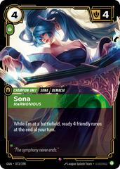 Sona - Harmonious 73 - Riftbound League of Legends OGN kart gorseli