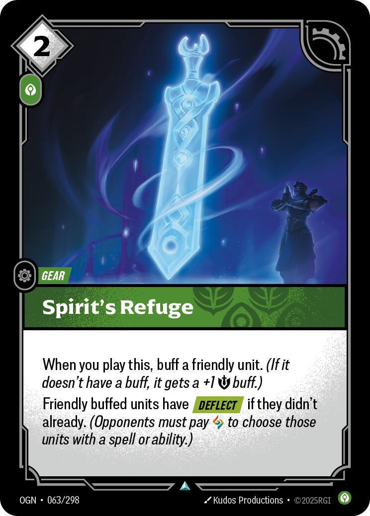 Spirit's Refuge 63 - Riftbound League of Legends OGN kart görseli
