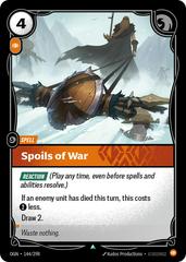 Spoils of War 144 - Riftbound League of Legends OGN kart gorseli