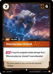Stormclaw Ursine 137 - Riftbound League of Legends OGN kart gorseli