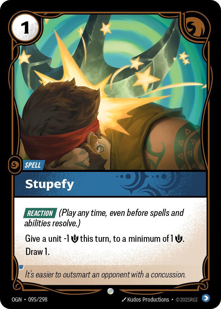 Stupefy 95 - Riftbound League of Legends OGN kart görseli
