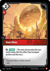 Sun Disc 21 - Riftbound League of Legends OGN kart gorseli