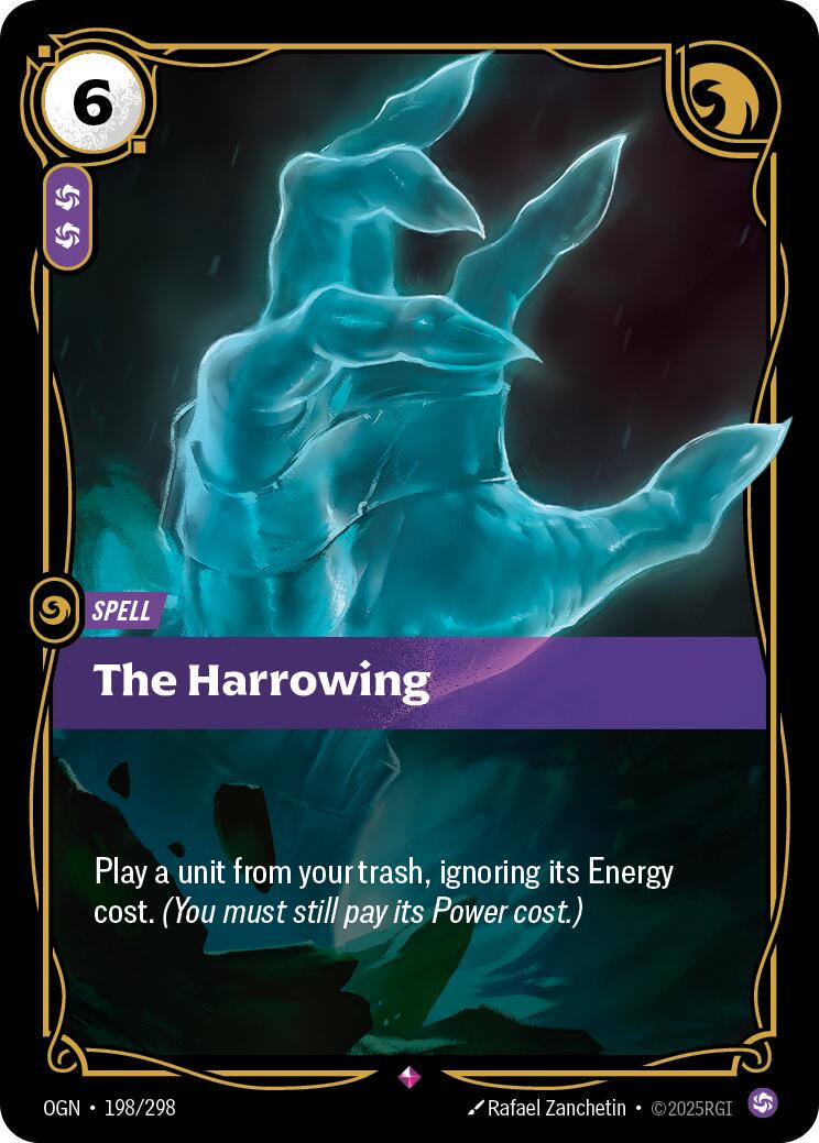 The Harrowing 198 - Riftbound League of Legends OGN kart görseli